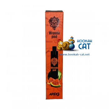 Одноразовая электронная сигарета Woodu (Вуду) Арбуз 1200 затяжек - фото 1